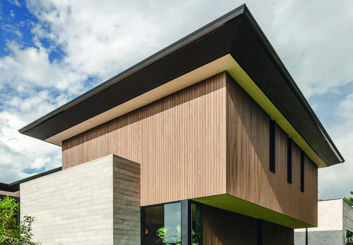 Residential architecture using Accoya wood