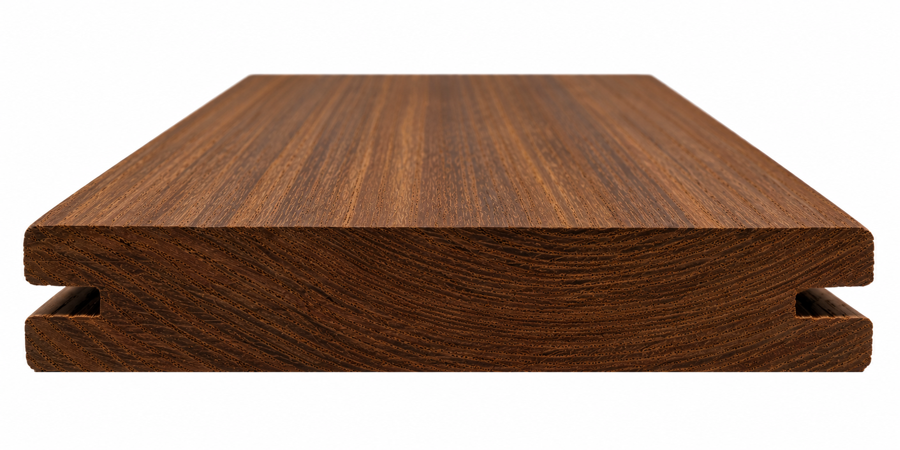Ipe Grooved Edge decking profile