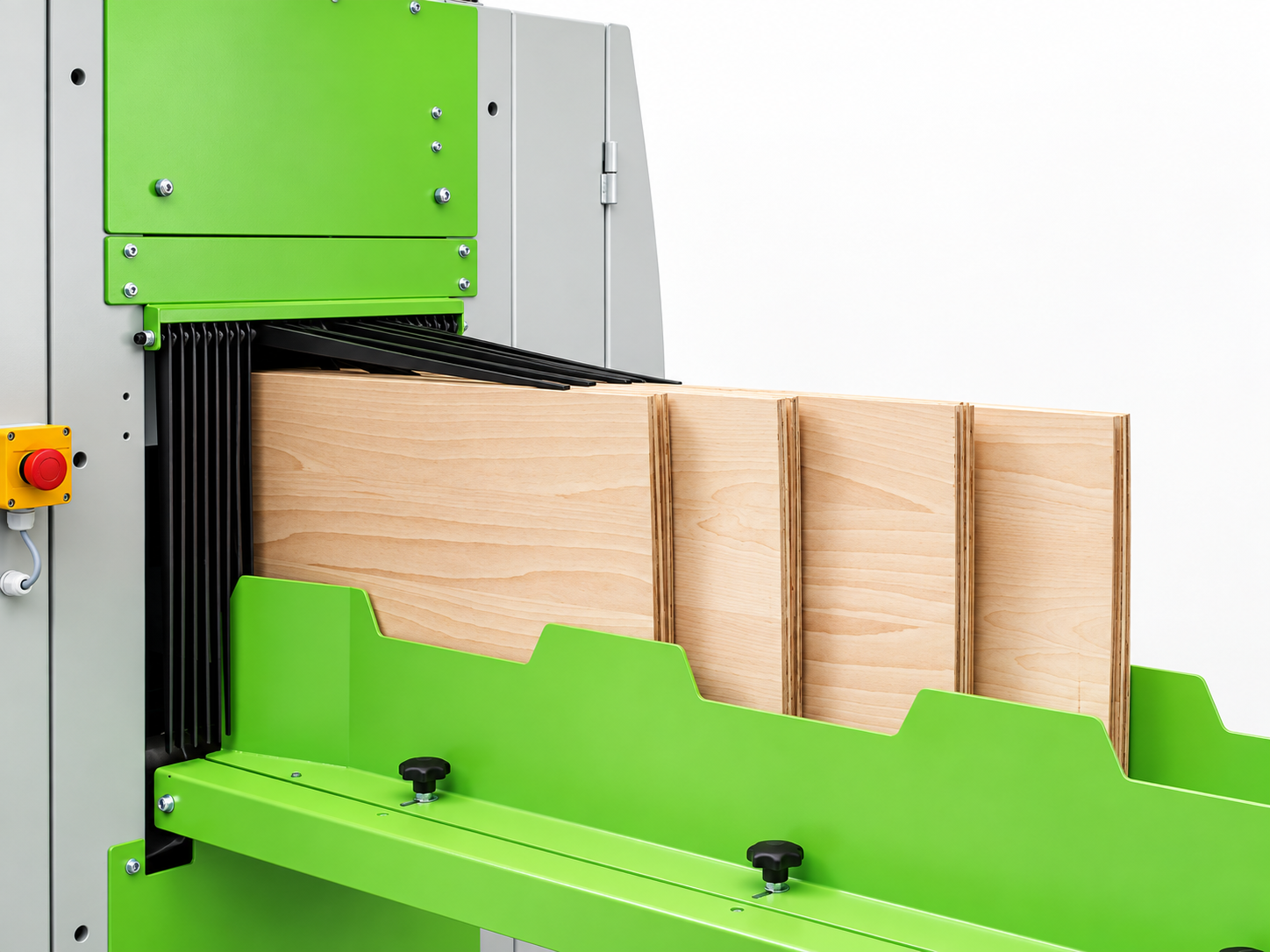 Frame saw cutting wood lamellas