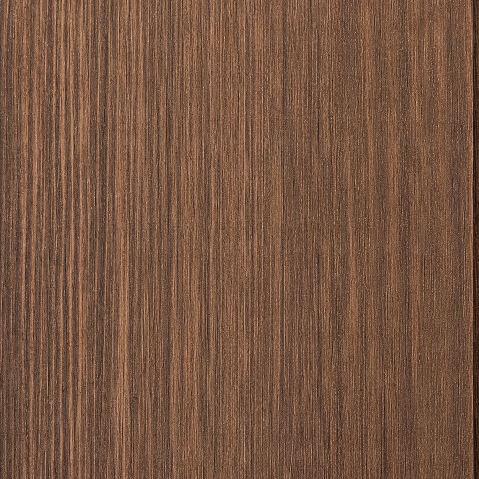 Rosewood vertical grain siding finish
