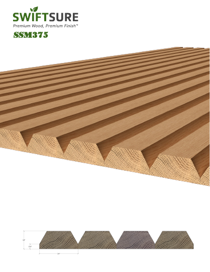Preview of SSM 375 tambour profile