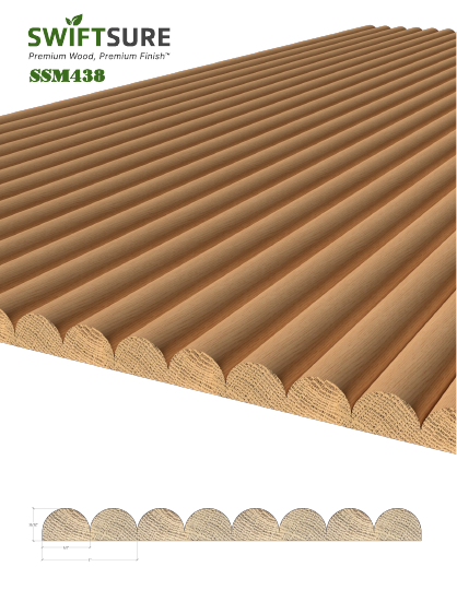Preview of SSM 438 tambour profile