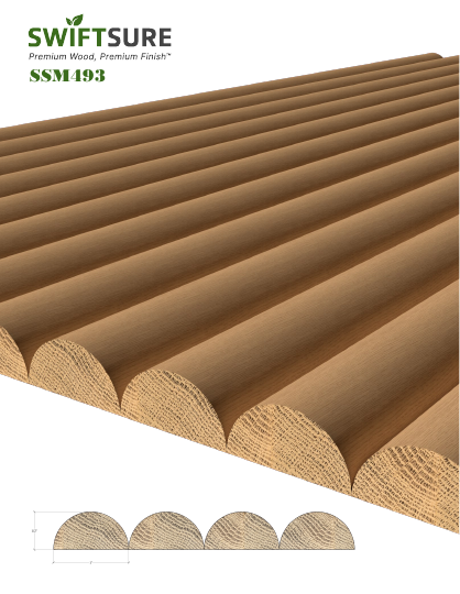 Preview of SSM 493 tambour profile