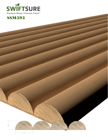 Preview of SSM 593 tambour profile