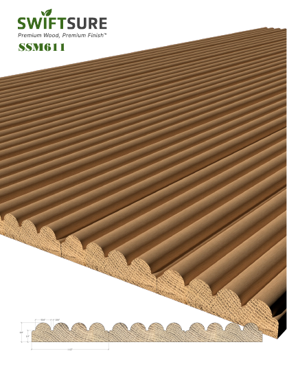 Preview of SSM 611 tambour profile