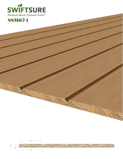 Preview of SSM 674 tambour profile