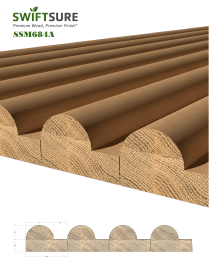 Preview of SSM 684A tambour profile