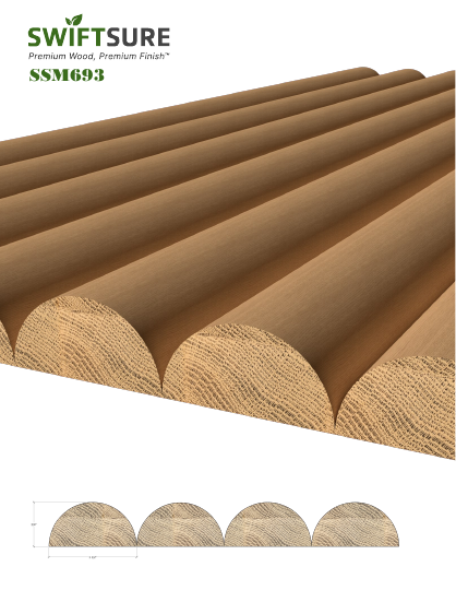 Preview of SSM 693 tambour profile