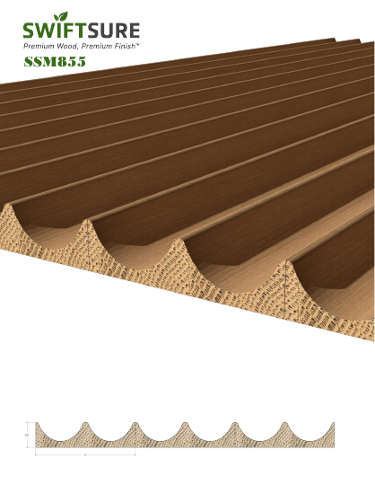 Preview of SSM 855 tambour profile